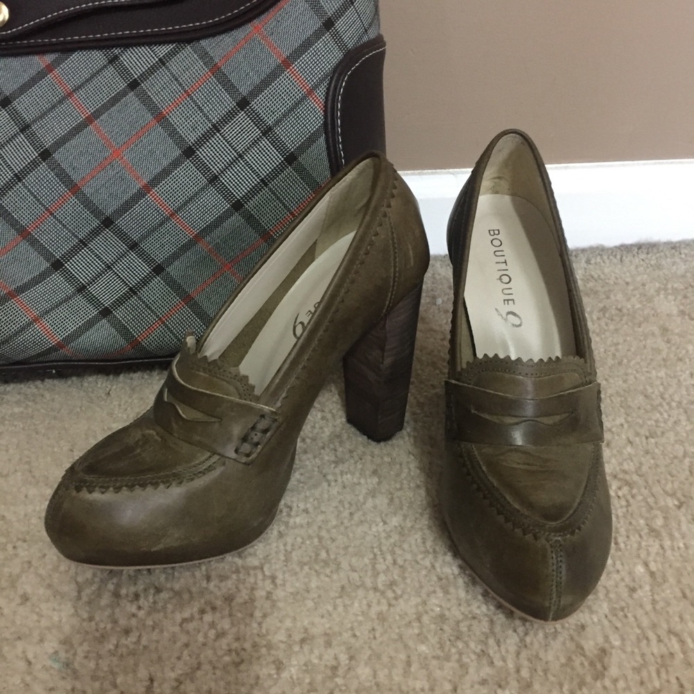 Nine West Boutique 9 Platform Loafer Heels